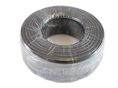 Phone Cable 300ft Rounded Black Roll 100m Long 4×1/0.4 26 Awg Gauge Solid Wire