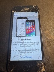 Apple iPod Touch 6th Generation Space Gray 16GB BROKEN SEE DESCRIPTION