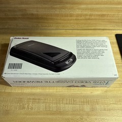 RadioShack VHS Rewinder w/ Auto Stop, Black Model 44-1200 w/ box TESTED