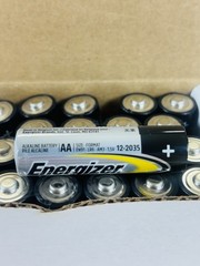 (20) Energizer EN91 Industrial Alkaline Batteries AA Shelf Life Date -12-2035-