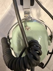 Used David Clark H10-26 Noise Reduction Aviation Headset Boom Mic U-174/U