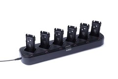 BTECH CH-8-6 6-Way Gang Charger for UV-82HP, GMRS-V2, MURS-V1, UV-82C, Black