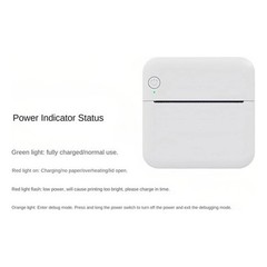 Small thermal paper printer, label barcode photo, wireless Bluetooth printer