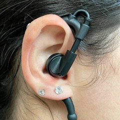 5-Pack 3.5mm Listen-Only Swivel Earpiece for Remote Speaker Shoulder Microphones
