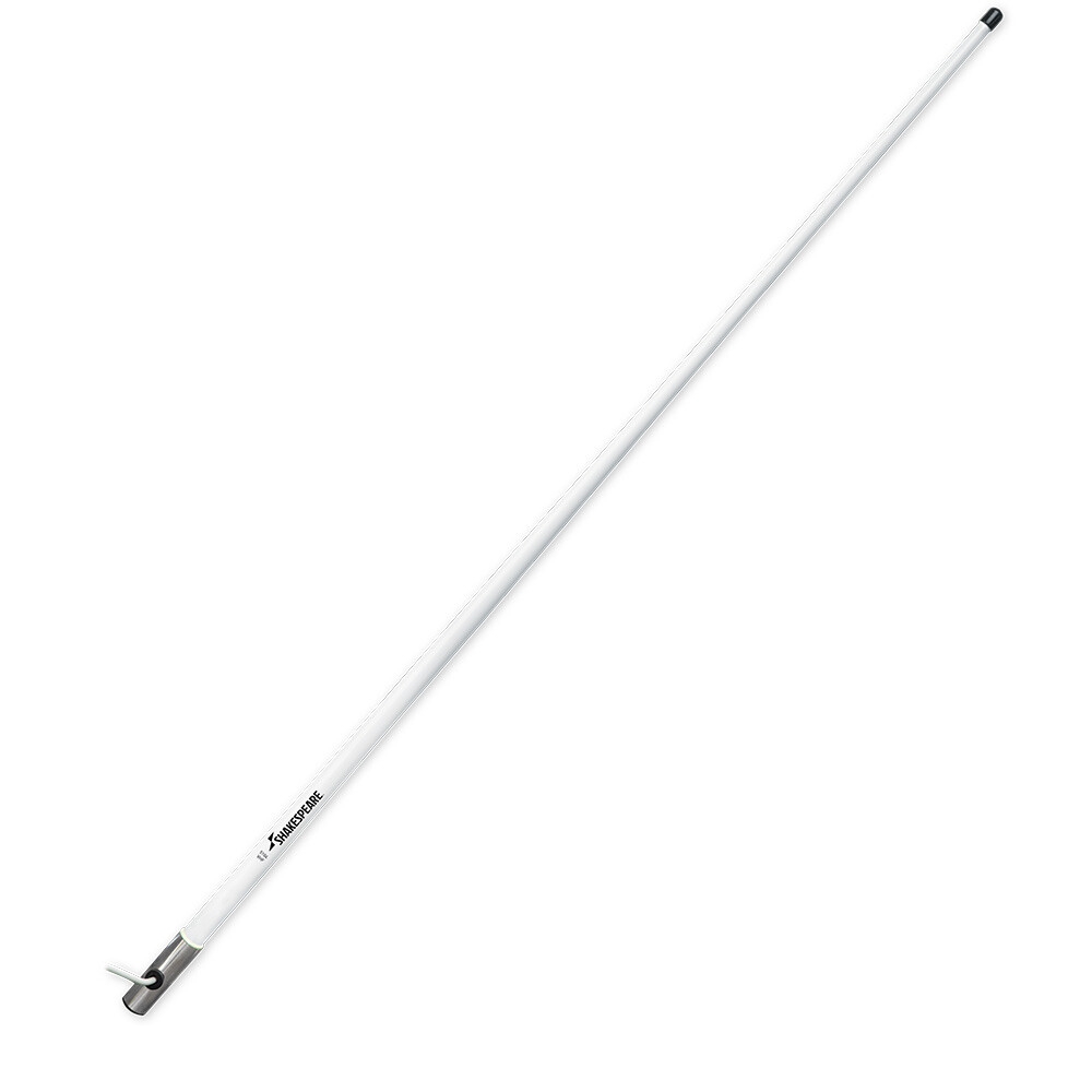 Shakespeare VHF Antenna 4ft Marine Boat Radio Centennial Classic White w/Cable