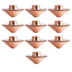 5/10Pack 1.5/2mm Fiber Laser Nozzle Single Layer 28mm M11 For Laser Cutting Head
