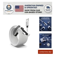 Flexible 16FT USB 3.0 Cable for Seamless VR Gaming with Oculus and Pico Devices