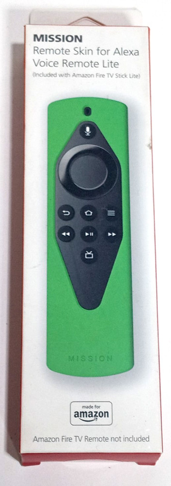 “Made for Amazon” Mission Cables Case for Alexa Voice Remote Lite -Textured Back