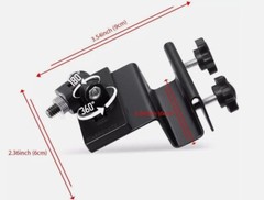 Wasserstein Weatherproof Gutter Mount with Universal Screw Adapter Compatible