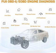 Professional ANCEL AD410 OBD2 Scanner 12V Check Car Engine Free Update Diagnosis