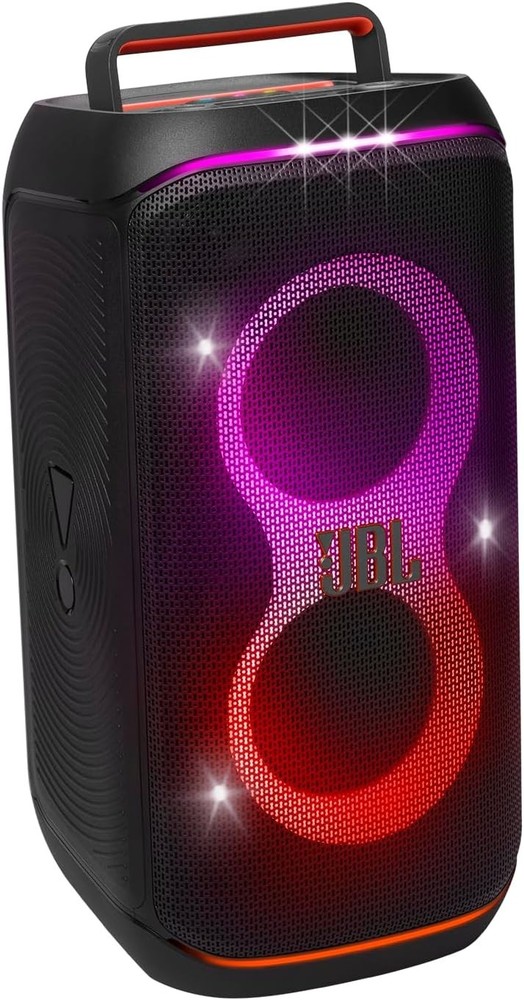 JBL PartyBox Club 120 Portable Bluetooth Speaker with Lights & Mic Input – Black