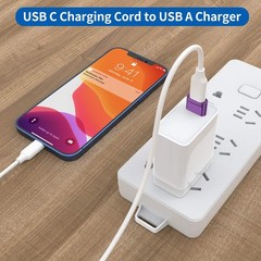 USB C Female to USB Male Adapter (4-Pack),Type C to USB A Charger Cable Adapt…