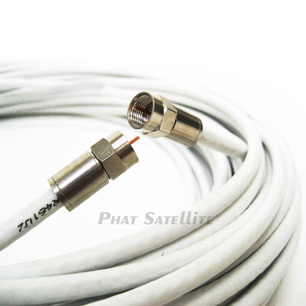 150ft RG-6 COAXIAL 18AWG MADE IN USA 3GHZ UL ETL RATED 150 FEET COAX CABLE WIRE