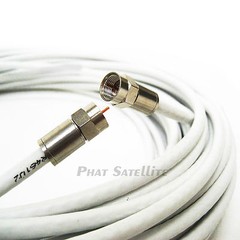 150ft RG-6 COAXIAL 18AWG MADE IN USA 3GHZ UL ETL RATED 150 FEET COAX CABLE WIRE
