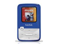 SanDisk Sansa Clip Zip Blue (4 GB) Digital Media Player – Blue