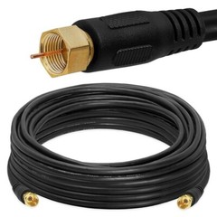 RG6 Coaxial Digital Cable Satellite TV Antenna Coax Dish Video HD F-Type Dual