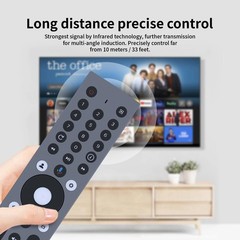 For JVC Smart TV Voice Remote Control RMC3295, Brand New Replacement Accessory