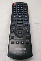 Panasonic N2QAYB000518 Audio System Remote Control OEM CD iPod AUX – Tested