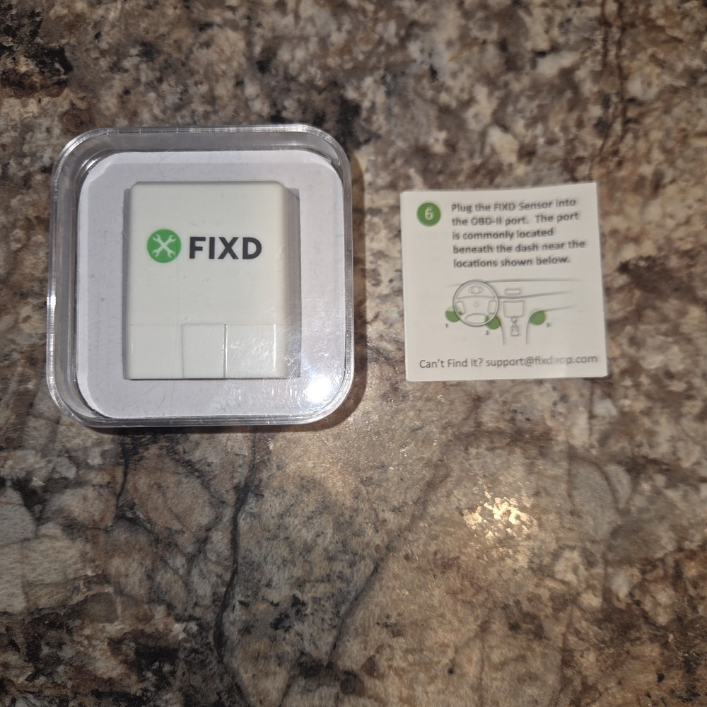 FIXD Bluetooth OBD2 Scanner, Car Code Reader & Scan Tool, iOS & Android (1 pack)