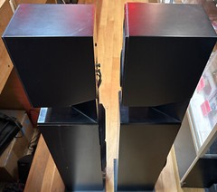 B&W BOWERS AND WILKINS CM1 CM2 CONCEPT 90 FLOOR STANDING SPEAKERS PAIR SET