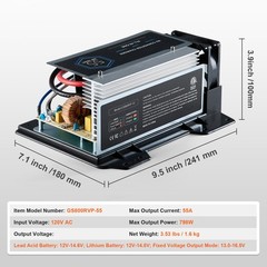 VEVOR WF-8955-AD-MBA Main Board Assembly 55 Amp RV Converter Replacement Unit