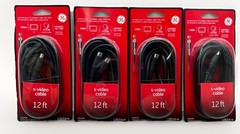 S-Video Cable For Tv, Satellite/Cable DVD/DVR/AV Receiver 12’ Box Of 16 {G2}
