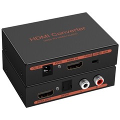 HDMI Audio Extractor Splitter Converter HDMI to HDMI + Optical SPDIF R/L