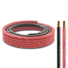 DS18 Ultra Flex Power & Ground Wire Kit | 8-Gauge CCA | 20FT Red + 5FT