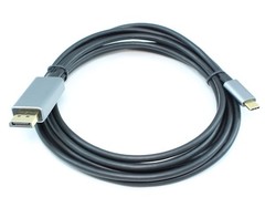 10ft USB 3 Type C Male to DisplayPort Thunderbolt 3/Alt Mode 8K@60Hz Cable