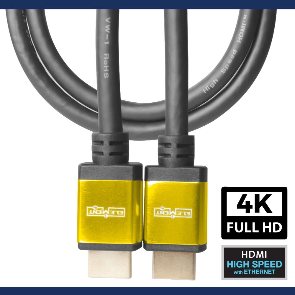 ELE25000M Element-Hz™ 4K HDMI Cable High Speed w/ Ethernet (.5 Meter / 1.64ft)