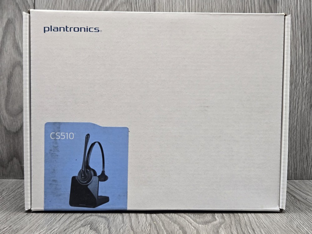Plantronics CS510 Wireless Headset System w/ Base 84691-01 In Original Box –
