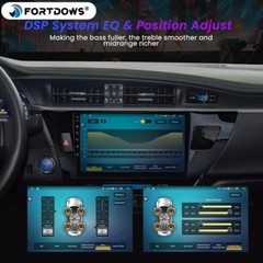 10.1″ CarPlay Car Stereo GPS Radio For Toyota Corolla 2014 2015 2016 Android12.0