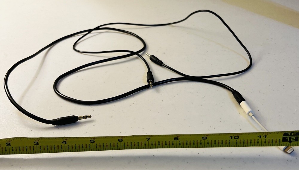 3.5mm Audio Stereo Male to Male Cable Aux Headphone Jack 2.5 To 3 Ft Multi-Pack