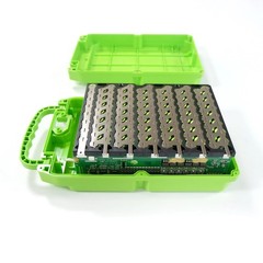 DIY 13S 8P 48V Li-ion Battery Box with 20A/30A BMS+Holder+Nickel Strip Assembly