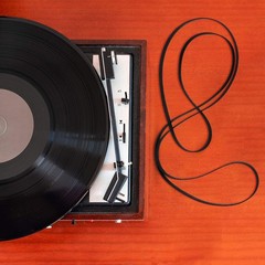 Rubber Belt Set for Turntable Repair Replacement 5 Sizes 10 Pieces