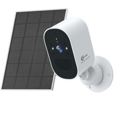1080P WiFi Solar Camera Outdoor Waterproof Wireless Camera IR Color Night Vision