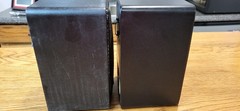 Realistic Radio Shack Minimus 7 40-2030C speakers black pair sounds excellent