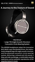 Aune AR5000 Full-Size Open-Back Headphones — Champagne Gold