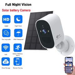 1080P Mini WiFi Camera Wireless Battery Security Camera / Solar Power Camera