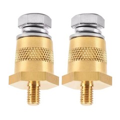 2x Battery Pole Adapter Terminal Connector Fittings M6 Thread Post Adapter