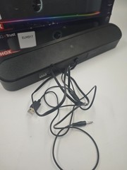 Gaming Trust RHOX RGB Illuminated Soundbar USB PC Laptop TV Speaker