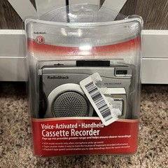RadioShack CTR-122 Cassette Recorder Handheld Voice Activated