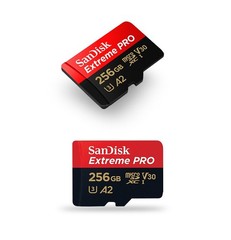 SanDisk 256GB microSD Card 200MB/s V30 U3 for DJI Pocket3 Drone 4K
