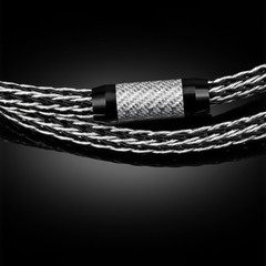 8AWG OCC Silver Hybrid Power Cable EU US HiFi Audio Supply Cord Right Angle Plug