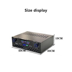 AV-999BT 220V 7Channel Bluetooth Amplifier Hifi Stereo Karaoke Audio Amplifier