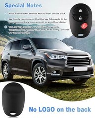 Key Fob Keyless Entry Remote Replacement for Toyota Tacoma Tundra 3Button