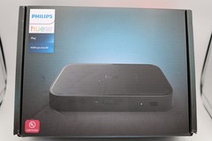 Philips Hue Play HDMI Sync Box 8K Smart Lighting Sync Hub Black-No Power Adapter