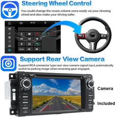 For Dodge RAM 1500 2500 3500 2009-2012 CarPlay GPS Car Radio Stereo DVD Player