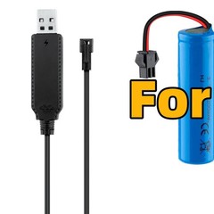 3.7V Battery USB Charging Cable with SM-2P Plug Connector for Mini RC Car