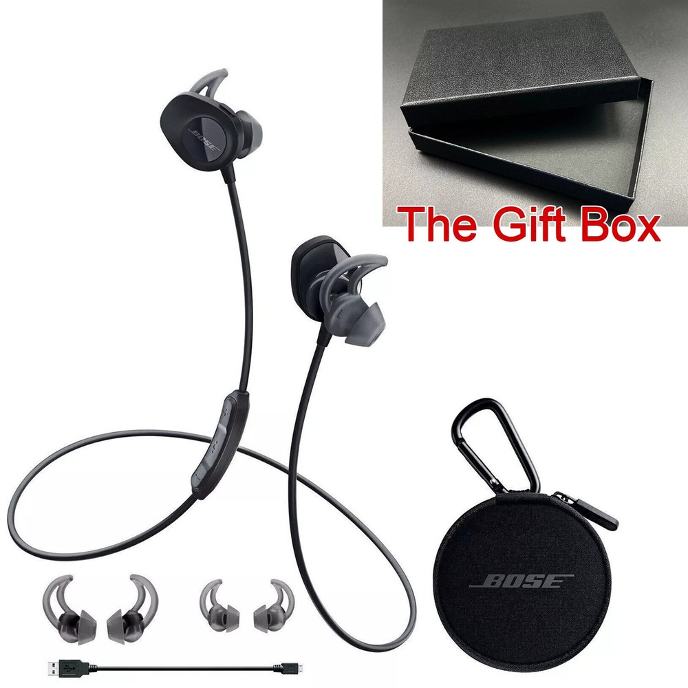 Gift-Bose SoundSport Wireless In Ear Bluetooth Sweat-Resistant Headphones-Black
